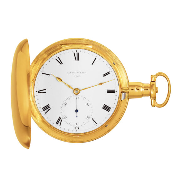 English 18k gold watch with duplex escapement Circa 1805