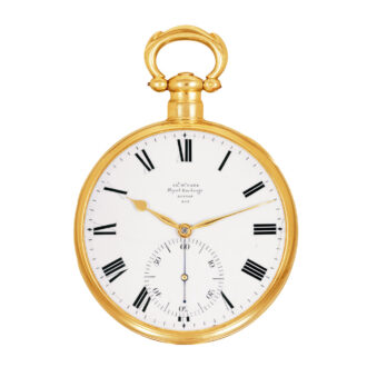 English gold watch with Earnshaw's spring detent escapement Circa 1819