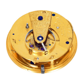 English gold watch with Earnshaw's spring detent escapement Circa 1819