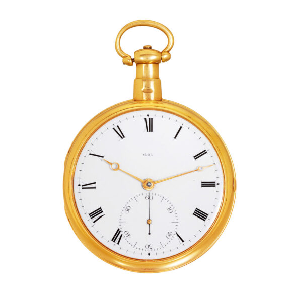 English 18 Carat yellow gold chronometer pocket watch Circa 1807
