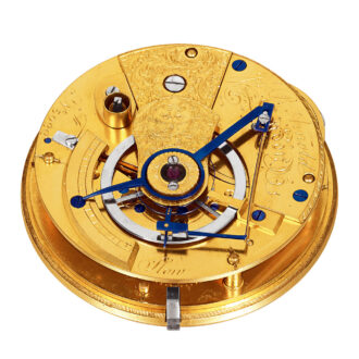 Interesting English silver chronometer with Arnold detent Circa 1810