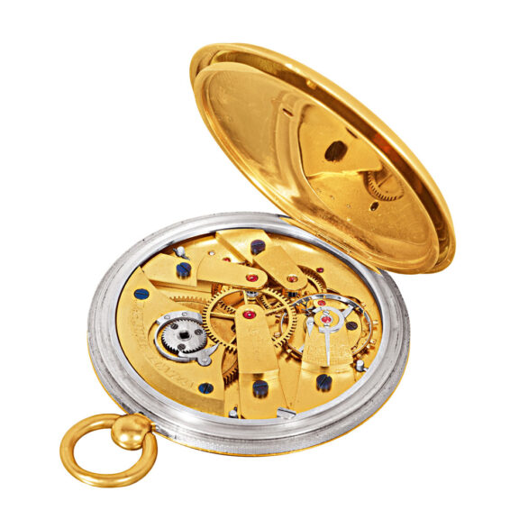 English 18K yellow gold and platinum lever pocket watch Circa 1880 English 18K yellow gold and platinum lever pocket watch Circa 1880