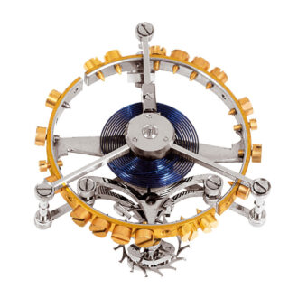 English gold pocket watch with one-minute tourbillon Circa 1919