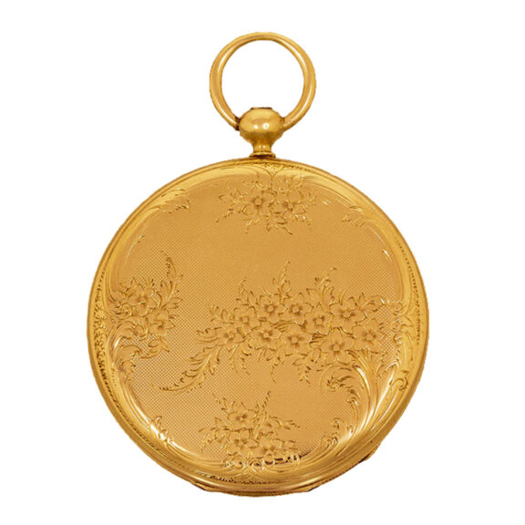Swiss gold lady's watch made for the Polish market Circa 1848
