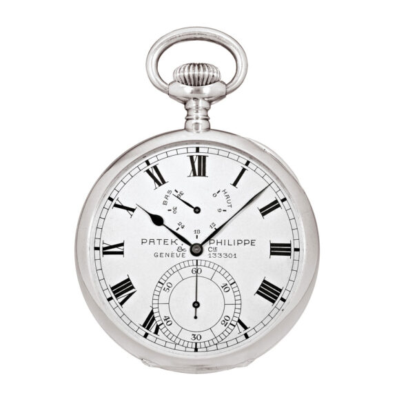 Swiss silver deck watch made for the German market Circa 1906