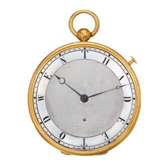 French 20k gold quarter repeating pocket watch Circa 1824