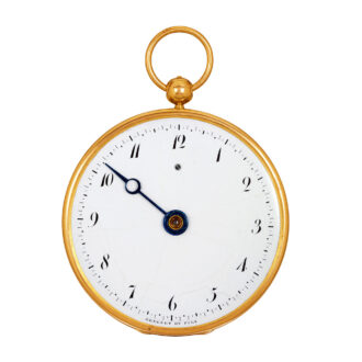 French gold montre de souscription cylinder watch Circa 1814