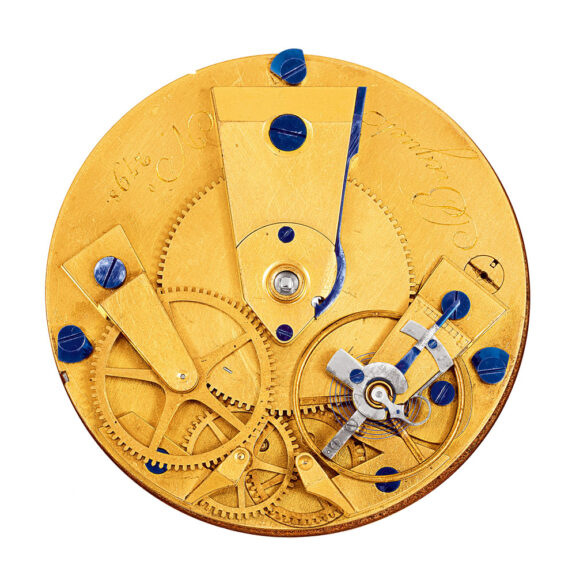 French gold montre de souscription cylinder watch Circa 1814 French gold montre de souscription cylinder watch Circa 1814