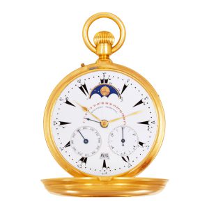 Swiss gold astronomical made for the Islamic market Circa 1870