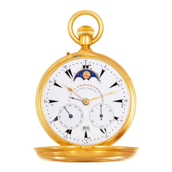 Swiss gold astronomical made for the Islamic market Circa 1870