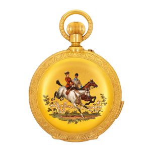 Swiss gold astronomic watch made for the Indian market Circa 1900