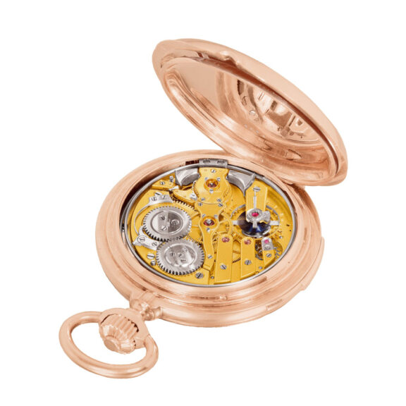 Swiss 18k gold quarter repeater with automaton Jacks Circa 1895 Swiss 18k gold quarter repeater with automaton Jacks Circa 1895