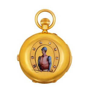 Swiss gold astronomic watch made for the Indian market Circa 1900
