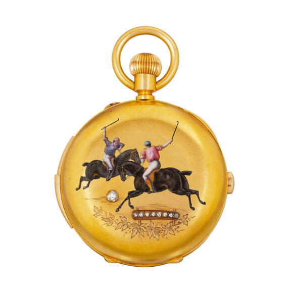 Swiss gold astronomic watch made for the Indian market Circa 1900 Swiss gold astronomic watch made for the Indian market Circa 1900