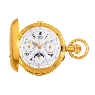 Swiss gold astronomic watch made for the Indian market Circa 1900