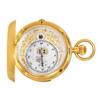 Swiss gold digital watch made for the Indian market Circa 1886