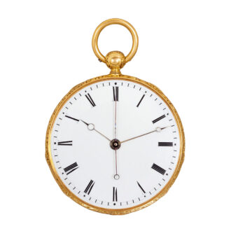 Swiss 18k gold lever made for the Italian market Circa 1840