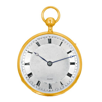 Swiss 18k gold quarter repeating verge pocket watch Circa 1820