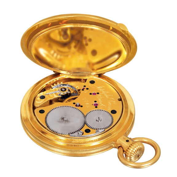 Heavy German 18 carat gold keyless pocket watch Circa 1872 Heavy German 18 carat gold keyless pocket watch Circa 1872
