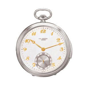 Swiss platinum keyless minute repeating dress watch Circa 1910