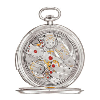 Swiss platinum keyless minute repeating dress watch Circa 1910