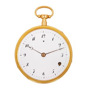 Swiss gold repeater with cylinder musical movement Circa 1812