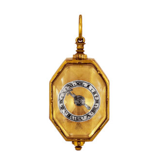 German rock crystal single handed verge pendant watch Circa 1620