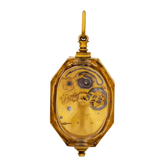 German rock crystal single-handed verge pendant watch Circa 1620 German rock crystal single-handed verge pendant watch Circa 1620