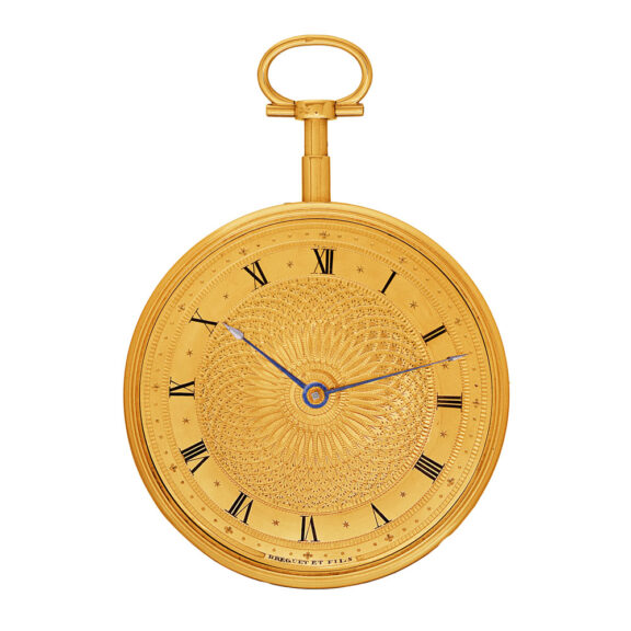 Swiss gold repeating clock watch with four gongs Circa 1820