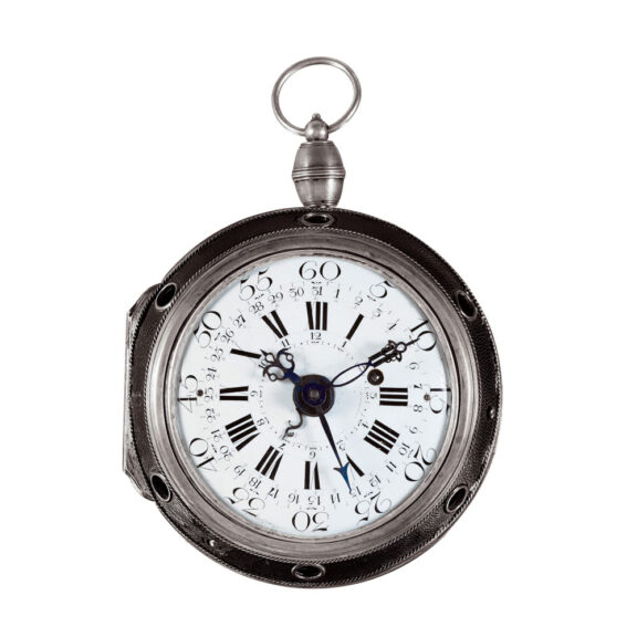 German silver repeating repoussé coach watch Circa 1740 German silver repeating repoussé coach watch Circa 1740