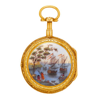 Swiss gold quarter repeater for the Islamic market Circa 1780