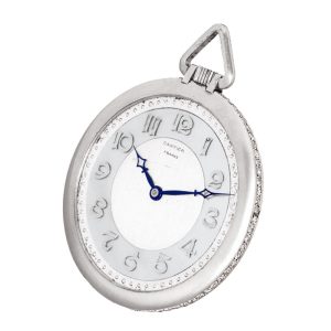 French platinum, pearl and diamond-set dress watch Circa 1920