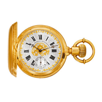 Swiss gold chronometer made for the Hispanic market Circa 1875 Swiss gold chronometer made for the Hispanic market Circa 1875