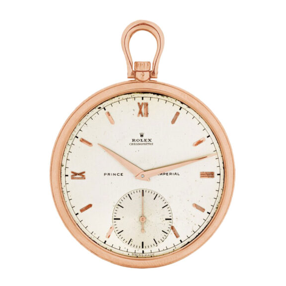Swiss pink gold 'Prince Imperial' pocket chronometer Circa 1940