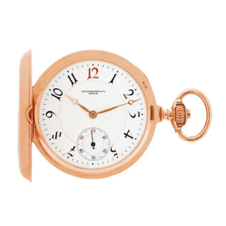 Fine Swiss 18k pale pink gold lever pocket watch Circa 1892