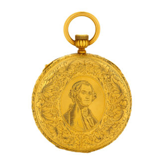 English gold anniversary watch made for the U.S.A. market Circa 1849