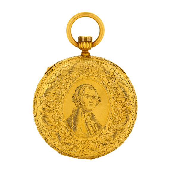English gold anniversary watch made for the U.S.A. market Circa 1849