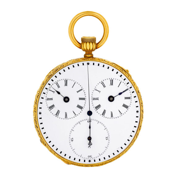 English gold anniversary watch made for the U.S.A. market Circa 1849 English gold anniversary watch made for the U.S.A. market Circa 1849