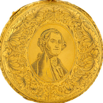 English gold anniversary watch made for the U.S.A. market Circa 1849
