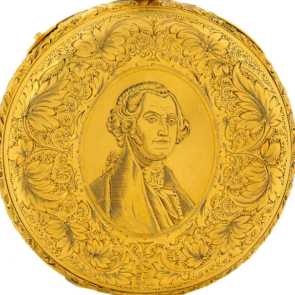 English gold anniversary watch made for the U.S.A. market Circa 1849 English gold anniversary watch made for the U.S.A. market Circa 1849