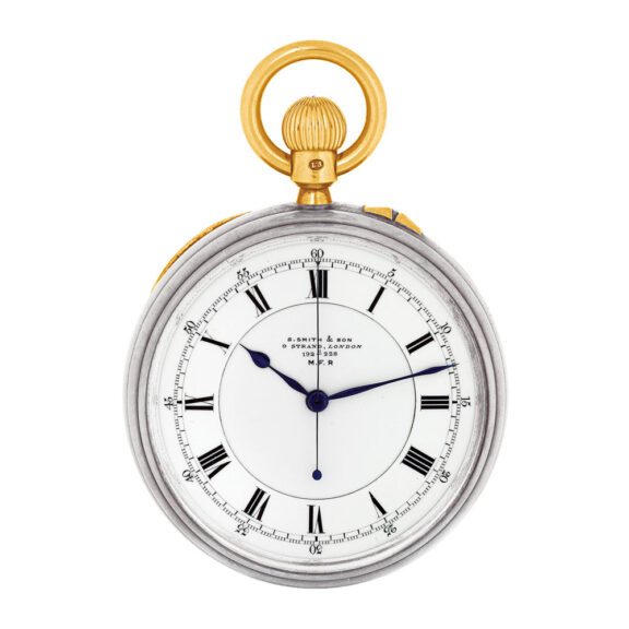 English silver lever with Bonniksen 52½ minute carrousel Circa 1918