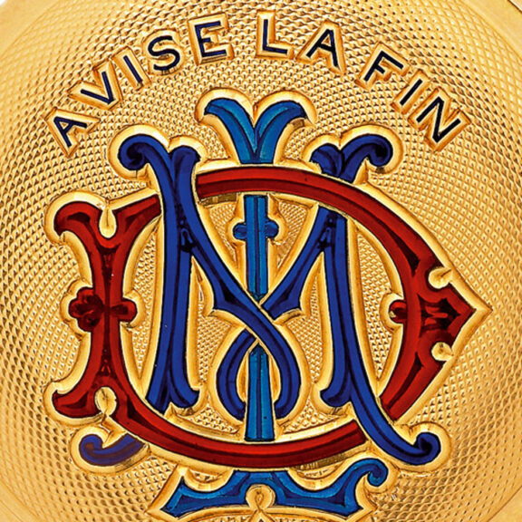 Swiss gold and enamel repeating pendant watch Circa 1912 Swiss gold and enamel repeating pendant watch Circa 1912