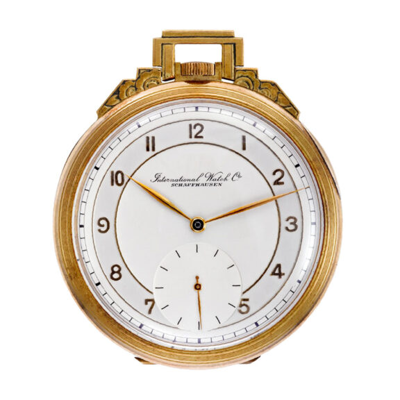 German 14K gold and silver Art Deco pocket watch Circa 1930 German 14K gold and silver Art Deco pocket watch Circa 1930