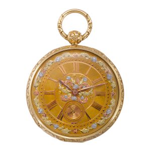 Swiss gold lever made for the South American market Circa 1875