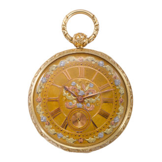 Swiss gold lever made for the South American market Circa 1875