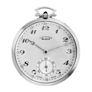 Elegant Swiss platinum and diamond-set dress watch Circa 1925