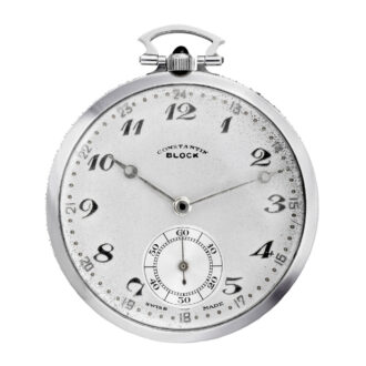 Elegant Swiss platinum and diamond-set dress watch Circa 1925
