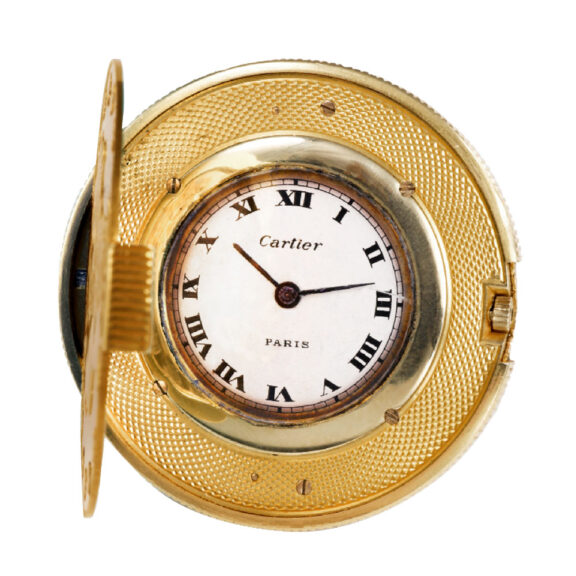French gold watch set in US 20 Dollar gold coin dated 1904 Circa 1920
