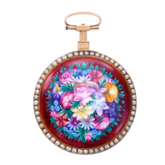 Swiss/French verge made for the Chinese market Circa 1790