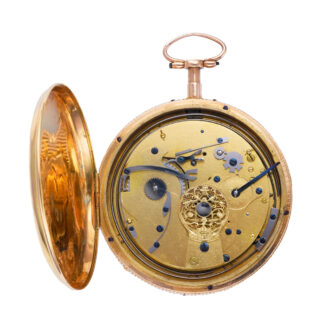Swiss gold musical watch with hidden erotic scene Circa 1810